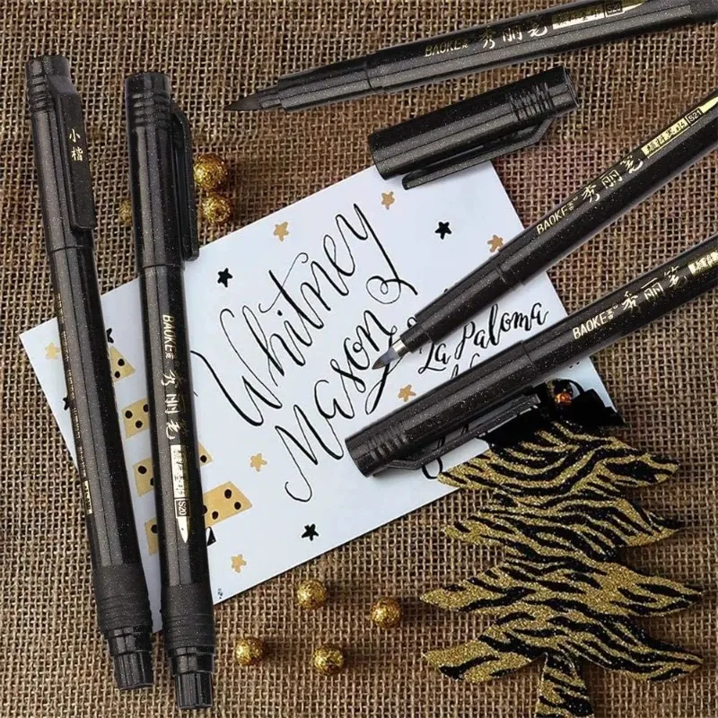 Hand Lettering Brush Marker Set 4