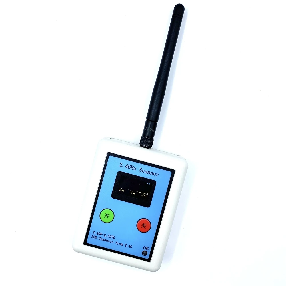 2.4G 스펙트럼 분석기, 신호 소스 스캐너, OLED 디스플레이 화면, 간단한 스캐너, NRF24L01