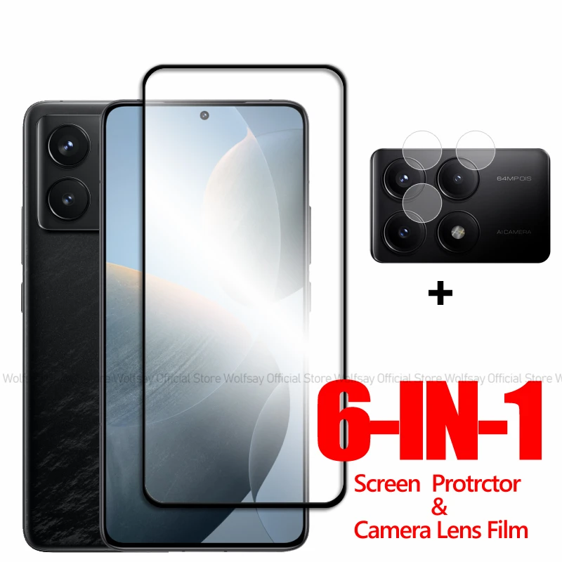 

Полностью клеевое стекло для Xiaomi Redmi K70 Pro, Защитное стекло для экрана Xiaomi Redmi K70E K70 Pro, закаленное стекло, Защитная пленка для телефона