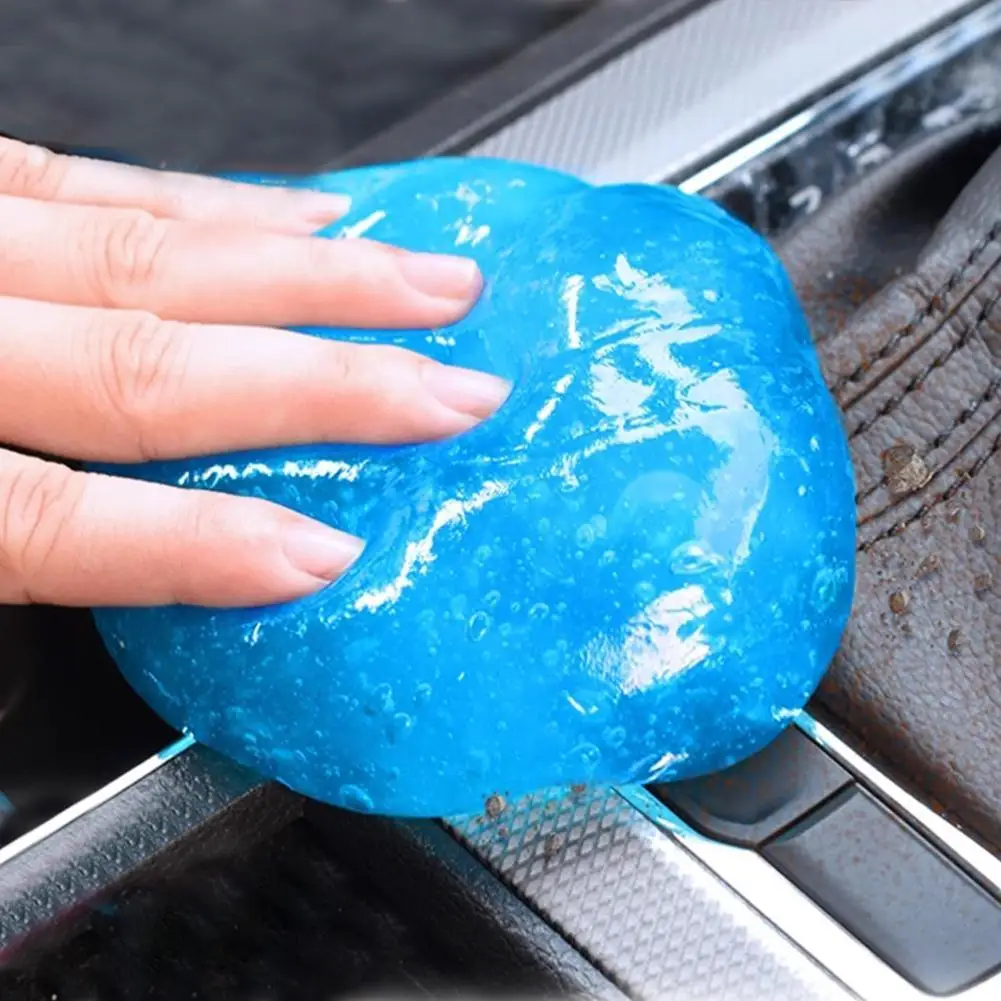Car Interior Cleaning Gel Auto Interior Ornament Cleaning Adhesive Keyboard Dirt Remover Magic Dust Remover