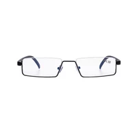Metal Anti-Blue Light Reading Glasses Men Half Frame Prescription Eyeglasses Male Reading Glasses 3