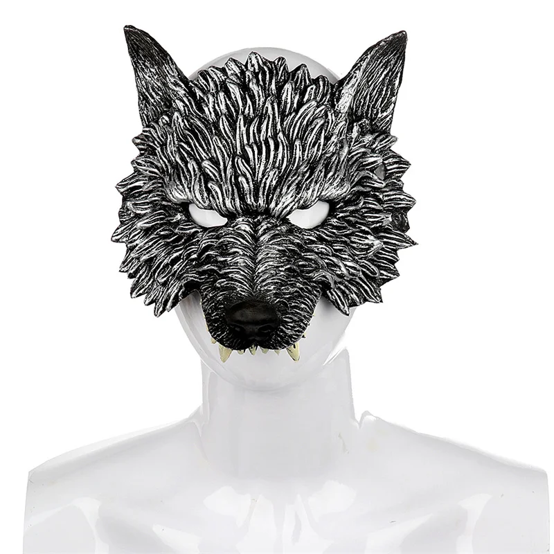 Masquerade Mask Wolf Costumes Wolf Adult Carnival Mask Adult Wolf Cosplay Mask Masks