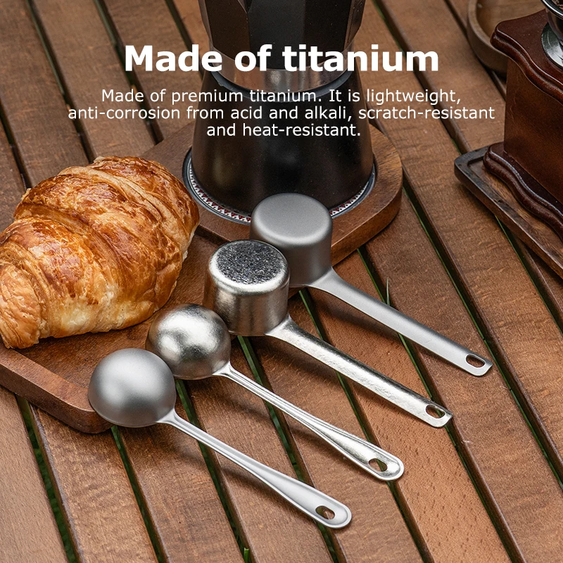 Boundless Voyage Titan-Kaffeelöffel, gemahlener Kaffee und Bohnen, Messlöffel, 1 Packung, Eiscreme, Dessert, Tee, Zuckerlöffel – Detail 5