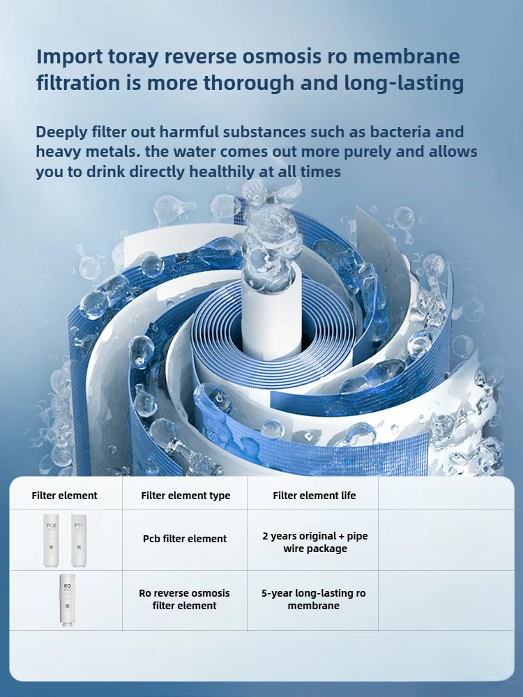 Drinking machine Direct drinking household RO reverse osmosis 1200G tap water Pre-filter Kitchen water dispenser