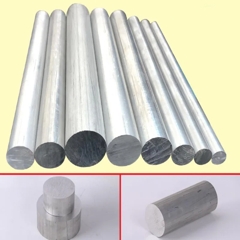 1PCS 알루미늄 라운드 바 6061 T6 솔리드 실린더 직경 40/45/50/60/65mm 금속 가공용 길이 100mm