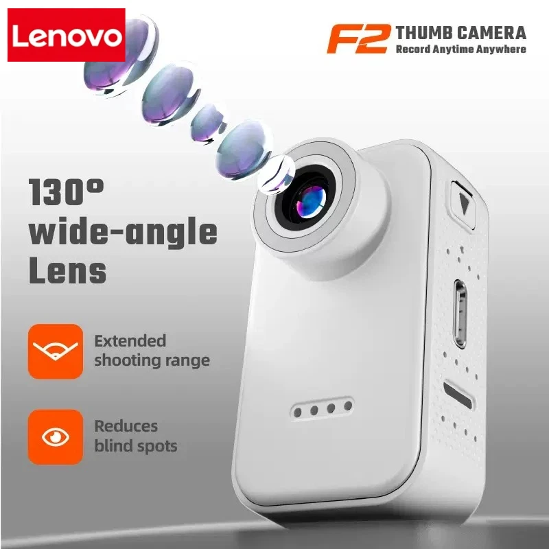Actiecamera Lenovo Mini 4K HD Draagbare POV Sport
