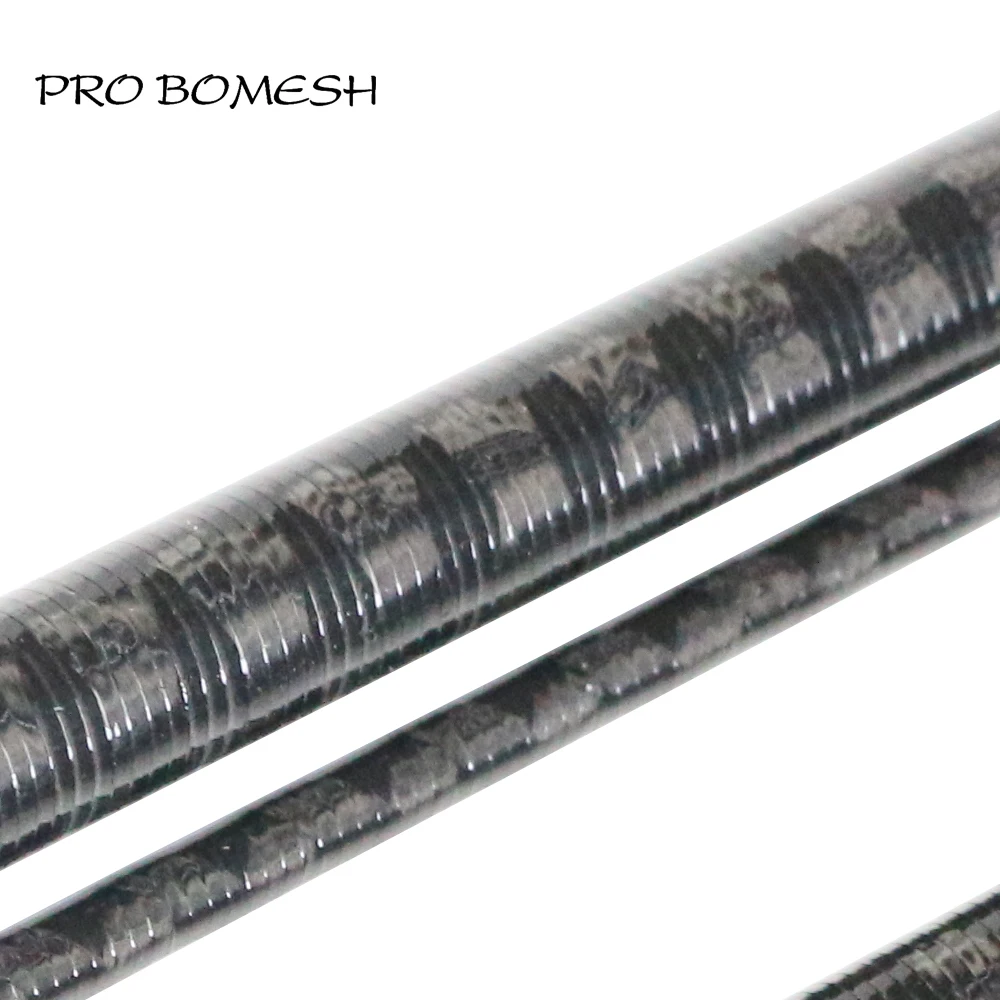 Pro Bomesh 2.08m 2m 1.98m M ML 2 Section Carbon Fiber X-Ray Wrap Lure Fishing  Rod Blank Tapered Butt DIY Rod Building Blank