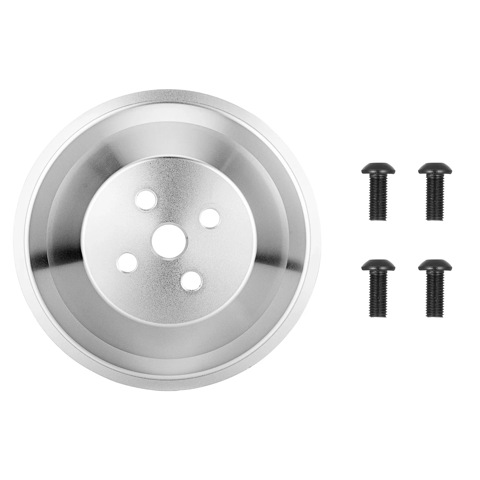 

1 Groove Water Pump Pulley V-Belt For 1969-UP Small Block Ford F-100 F-250 302 351w 351C 351W 351M 400 V8 5.0L 6061-T6 Aluminum