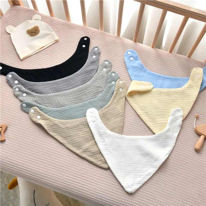 Baby Bib Set Saliva Towel Handkerchief Feeding Bib Suitable for All Seasons