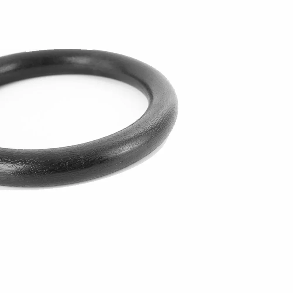 Gymnastic Rings ABS Fitness Gym Rings Pull-Up Gymnastic Ring For Body Strength Chin Up Training Workout (Black) gymnastic rings