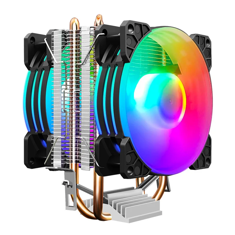 Ventilador de Refrigeração da Cpu Cooler 3pin 4pin Ventilador Silencioso para Intel 775 1150 1151 1155 1200 1366 2011 X79 X99 Am3 Am4 Radiador - Imagem 2