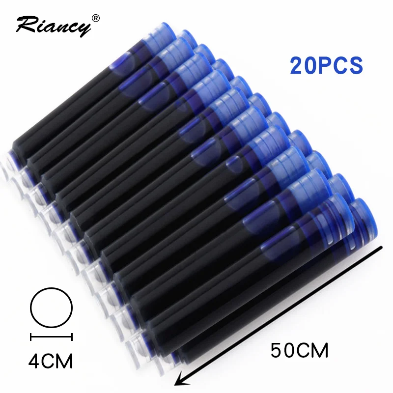 High-Quality Fountain Pen Ink Refill Cartridge Set - Standard 4mm