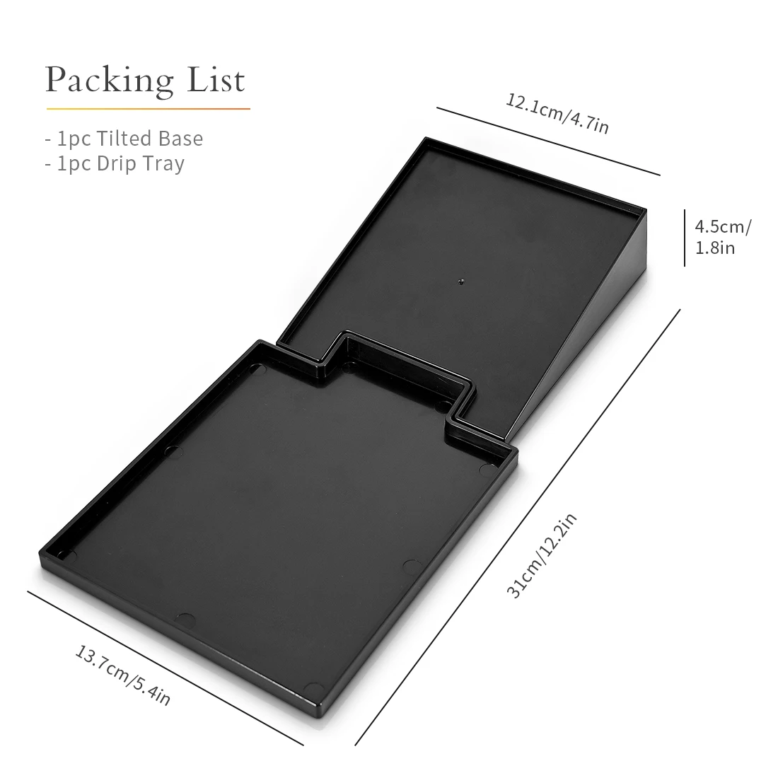 Supporto Inclinato Con Vassoio Compatibile Con Accessori Per Macinacaffè Eureka Mignon Espresso Macchina Da Caffè