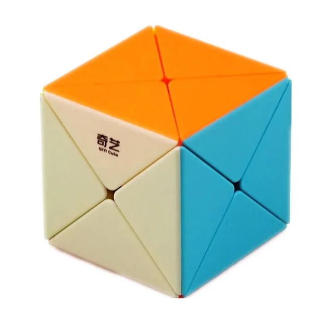 Qiyi X Cube 2x2x2 X-Shaped Magic Cube Qiyi X speed Cube 2x2 Strange-Shape Puzzle Cube Toys 5