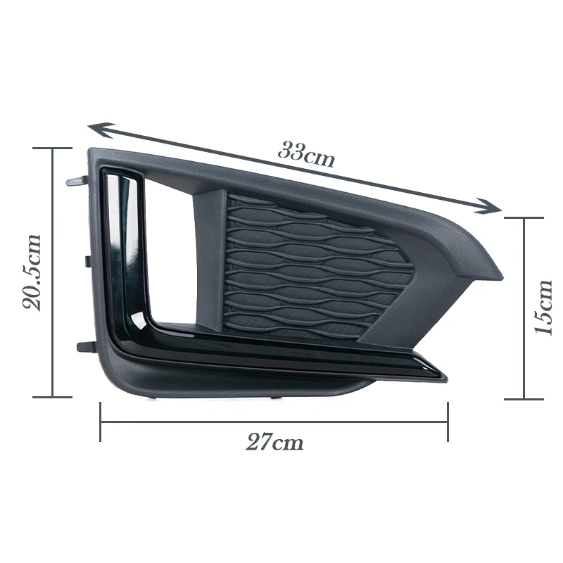 Front Right Bumper Fog Light Cover Bezel For Subaru Impreza (2017-2018) - OEM Style Replacement Part #57731FL22A