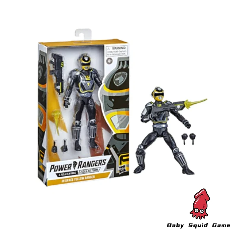 

In Stock Hasbro Power Rangers S.P.D.A-Squad Yellow Ranger Lightning 15CM Collection Original Action Figure Model Toy Hobby Gift