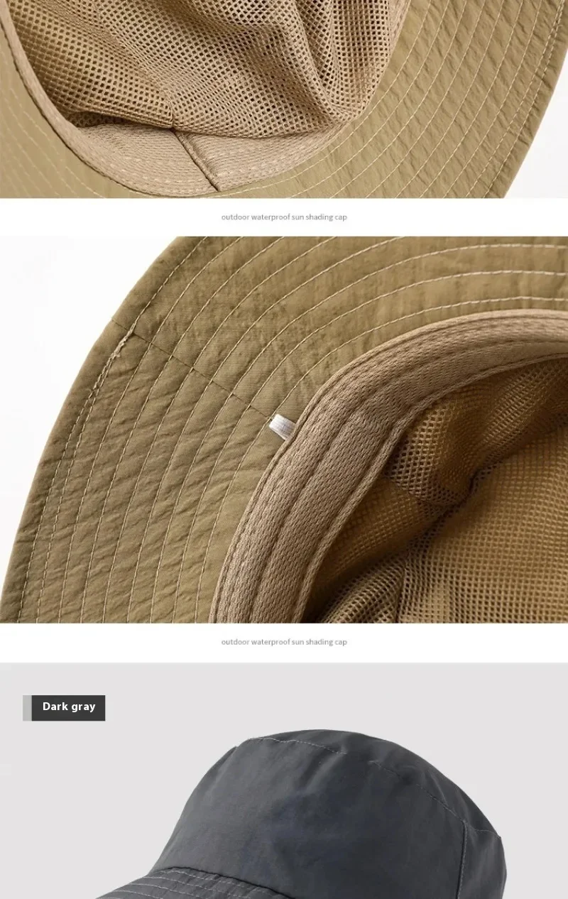 Cappello da sole impermeabile per teste grandi uomo e donna_voghion.com