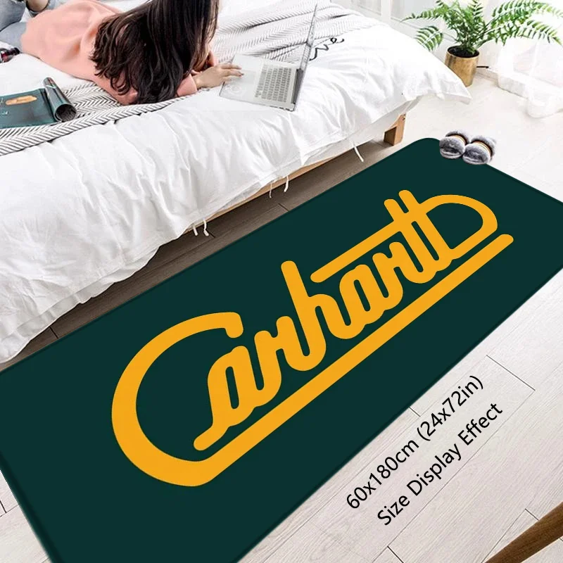Carhartt 웰컴 도어매트, 침대 옆 카펫 룸 매트, 목욕 매트, 주방 바닥 발 러그, 자동차 부츠 러그, 애완 동물 매트, 생일 홈 장식
