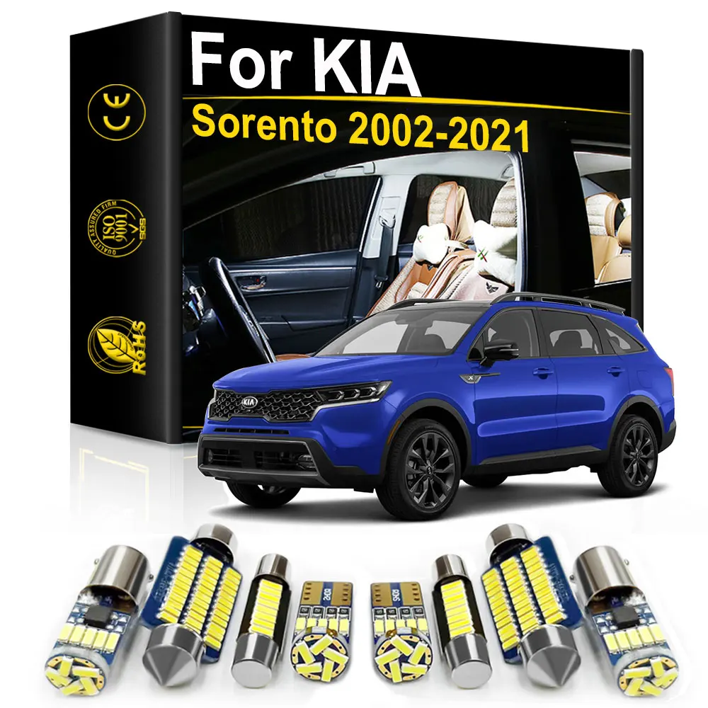 Vehicle LED Interior Light For KIA Sorento BL XM UM MQ4 2002 2008 2011 2012 2014 2019 2020 2021 Accessories Canbus Indoor Lamp