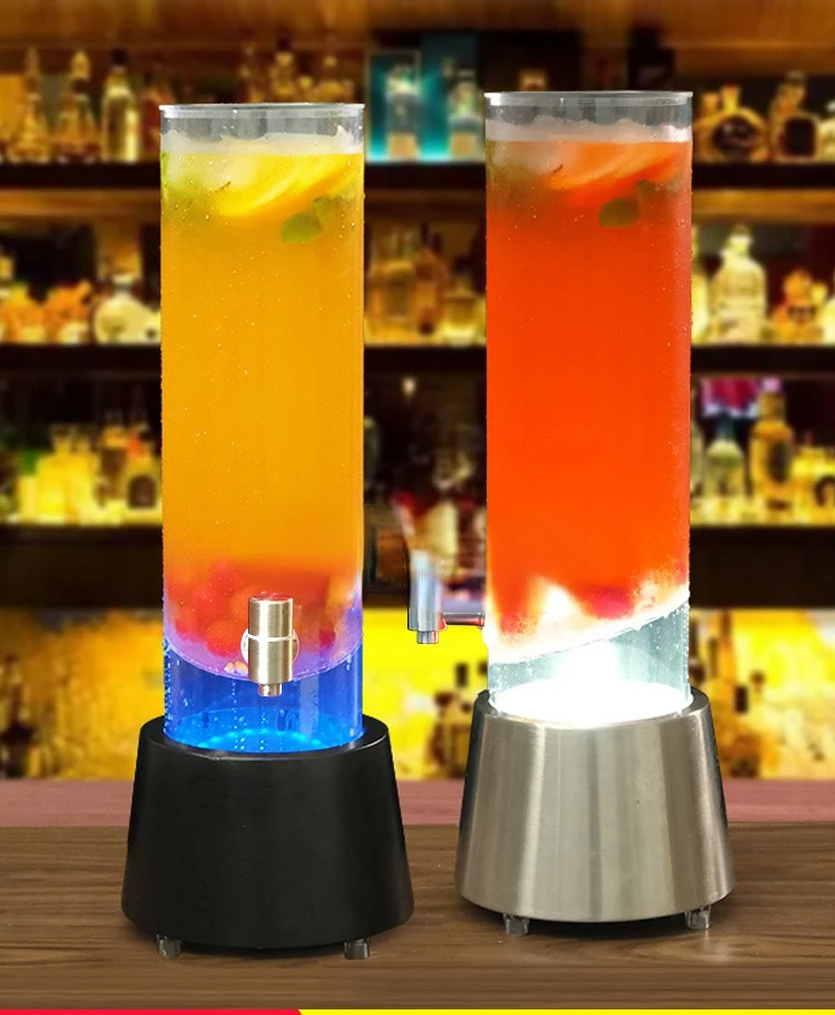 

Light-emitting wine bar special illusionist small barrel 3L beer barrel with tap cocktail container draft beer barrel