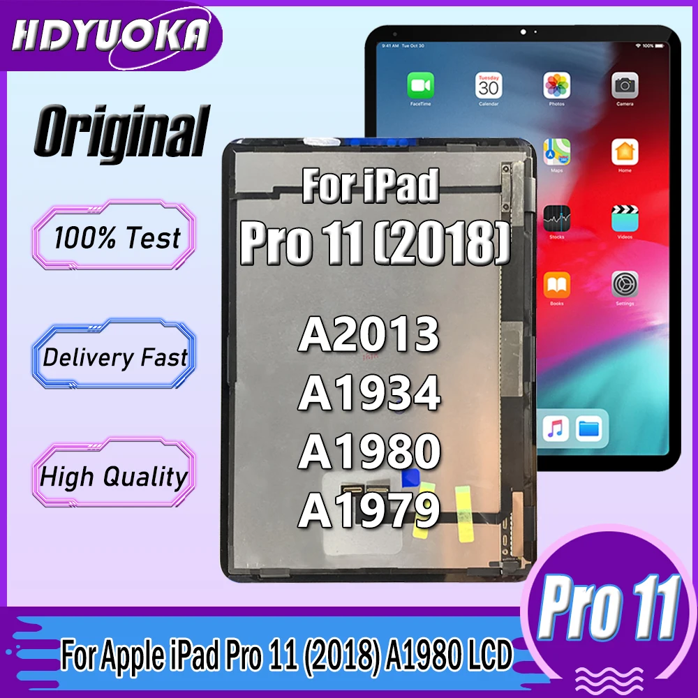 Original LCD For Apple iPad Pro 11 (2018) A2103 A1934 A1980 A1979 LCD