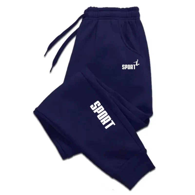2024 Autumn Winter New Men's Trousers Casual Trousers Sports Jogging Fitness Pants Sweatpants Fashion Trend Street Print Pants 3