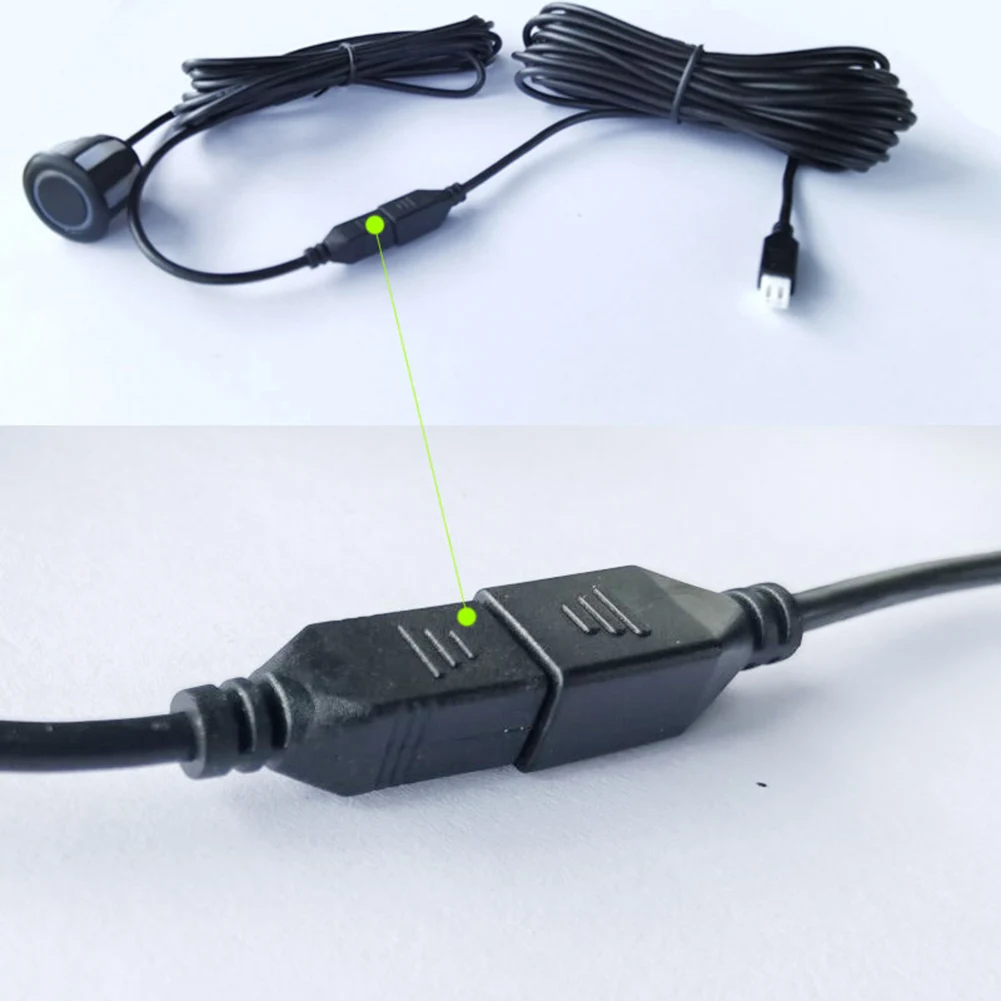 

Car Parking Sensor Extension Cable Black 4 Meters Extension Cable Cord Wire For Car Parking Sensor Accessories Plastic And Elect