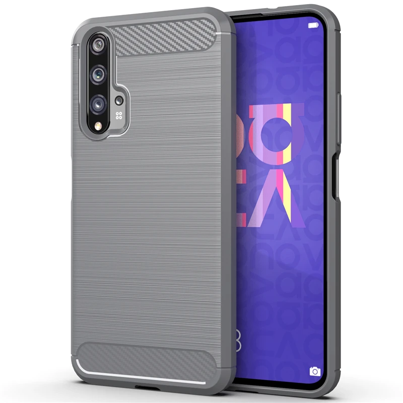 Premium Shockproof Silicone Carbon Fiber Phone Case