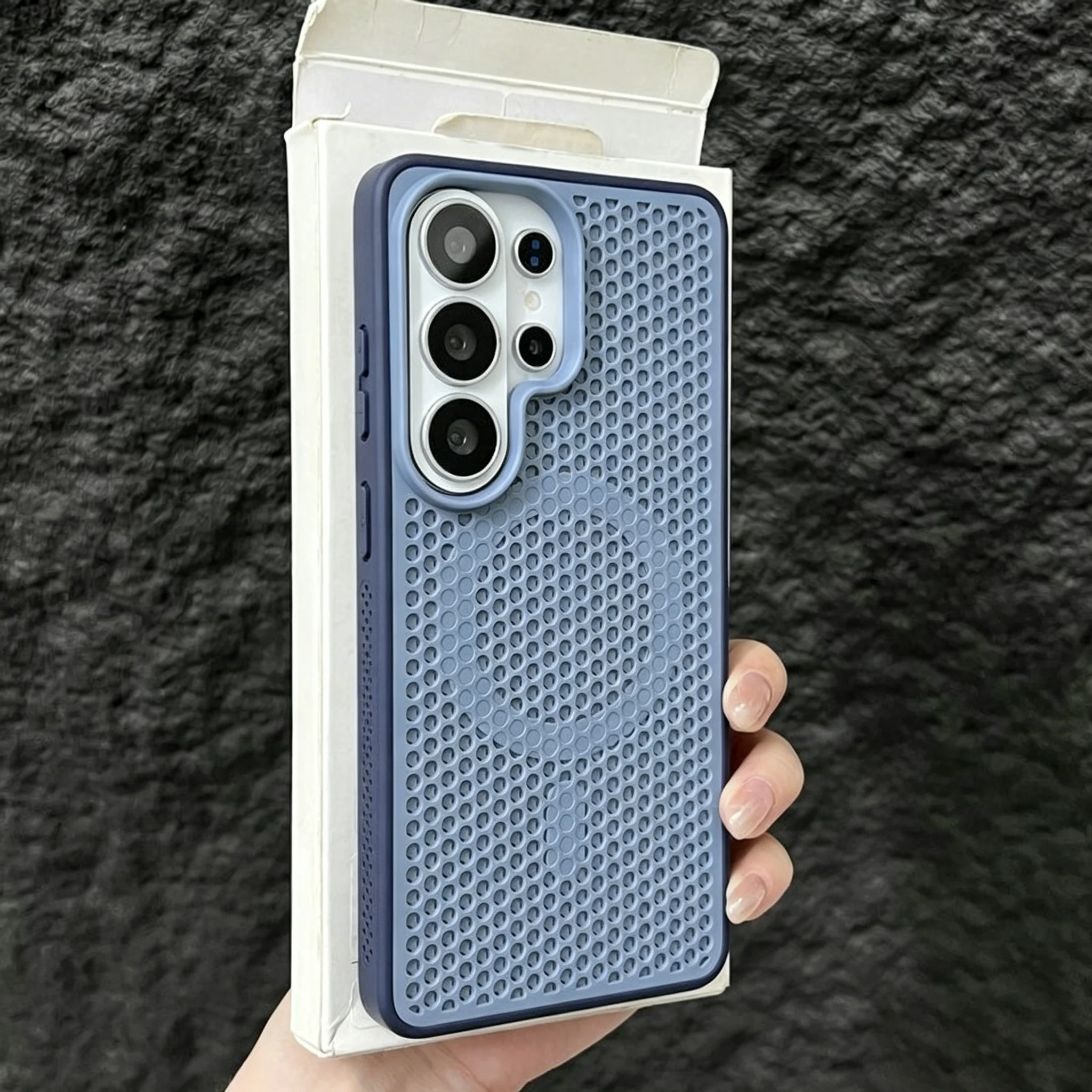 Sleek Matte Shockproof Magnetic Heat Dissipation Case with Frosted Finish