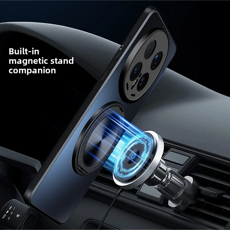 Huawei Honor Magic 8 Pro Hard Matte Magnetic Ring Protective Case