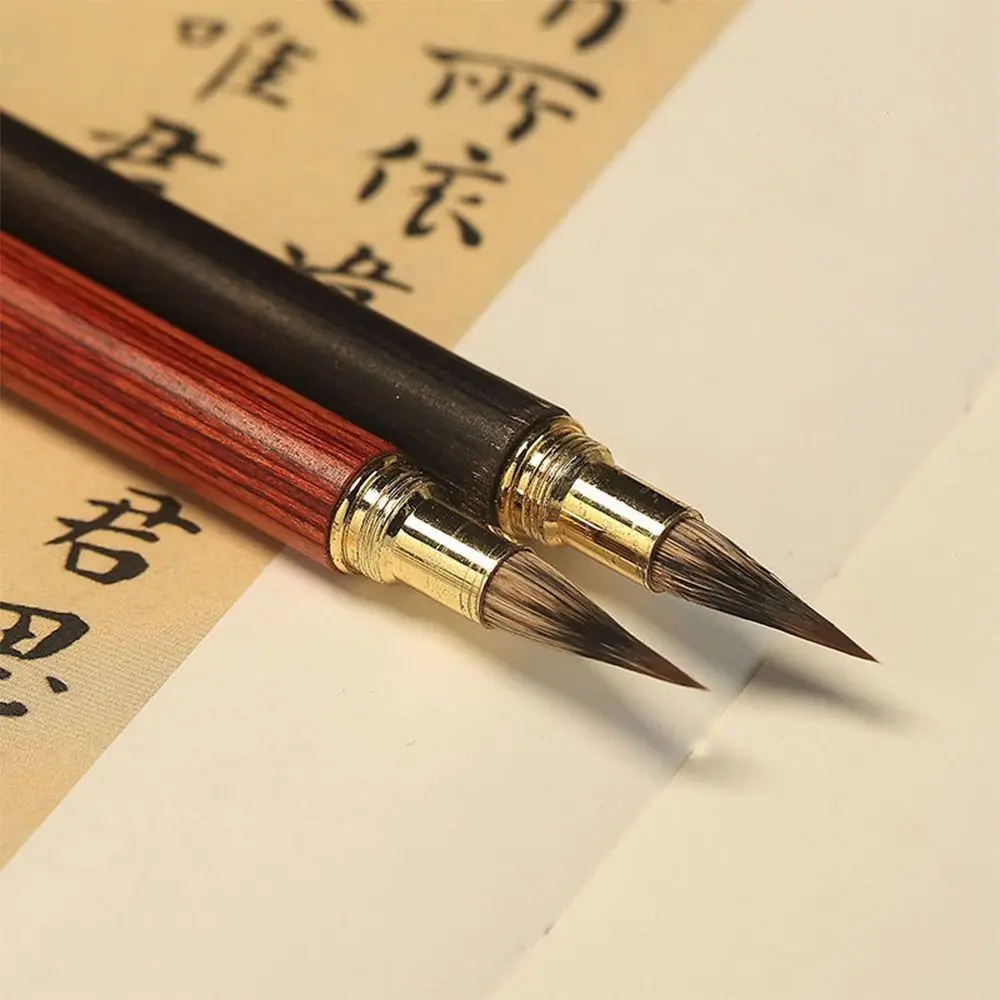 캘리그래피 브러쉬 아트 페인트 브러쉬 유화용 중국식 붓 중국 서예용 붓 크리스퍼딩 나무 손잡이