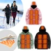 Heated Jacket Men Women USB Heating Hoodies Clothing Electric Winter Jacket Keep Warm Hiking Shirts Coat Suites Heated Vest 1