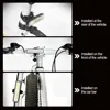 RGB Bicycle Lights Bike Tail Light 750 mAh Memory Mode Rainbow LED Warning USB Waterproof Helmet Scooter Rear Taillight 3