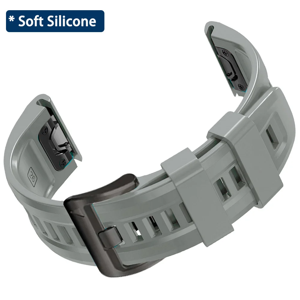 Premium Leather-Silicone Hybrid Wristband with QuickFit Adjustment
