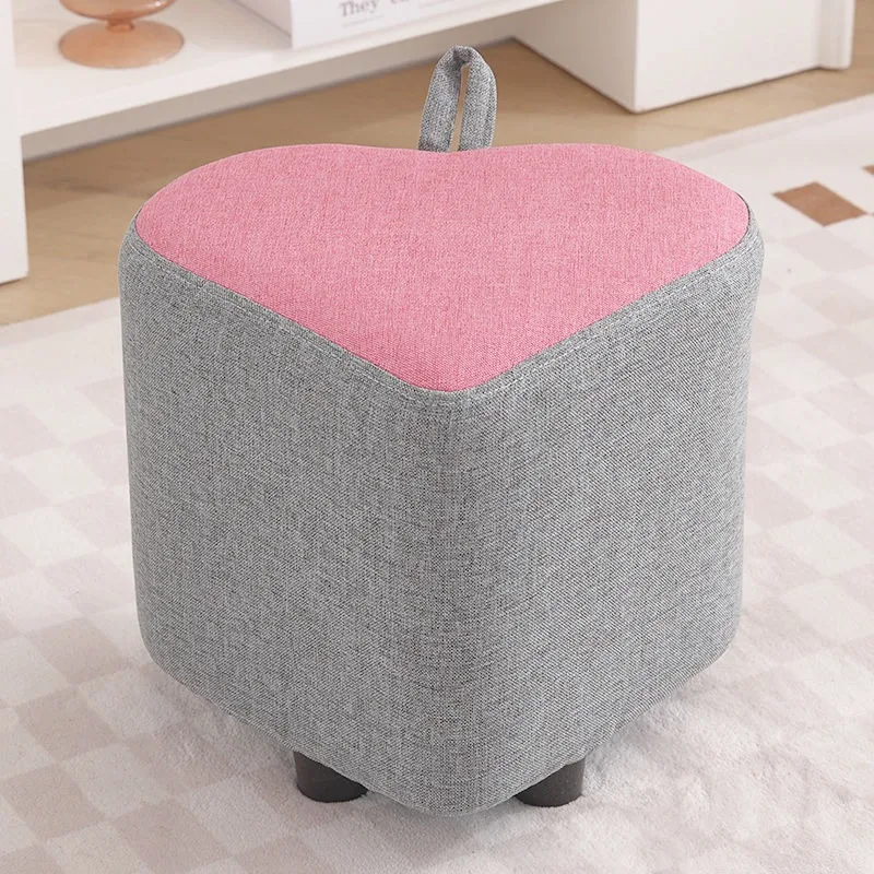 

Home Short Stools Living Room Sofa Stools Entry Shoes Changing Stool Furniture Ottomans Bench Pouf Vanity Stool Solid Wood Ins