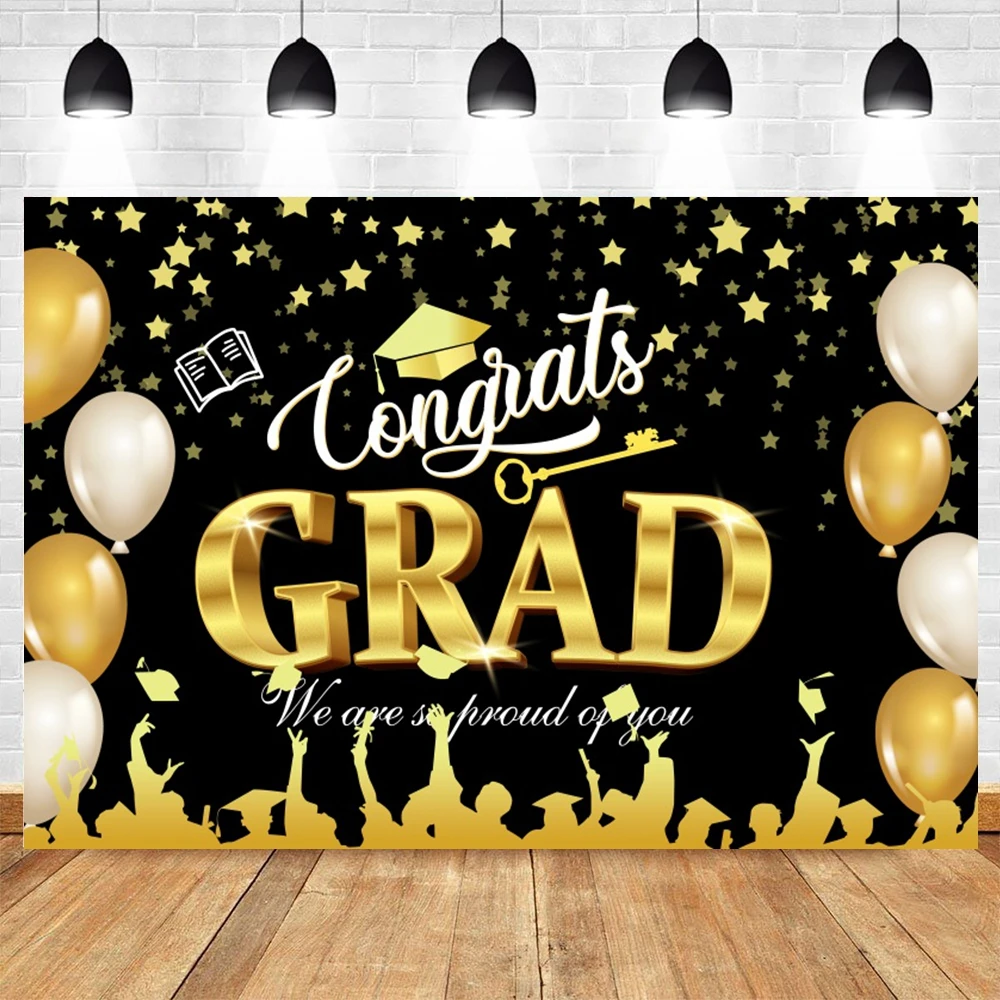 Feliz Graduação Fotografia Contexto Classe de 2024 Parabéns Grad Prom Party Celebração Graduados Foto Fundo - Image 3
