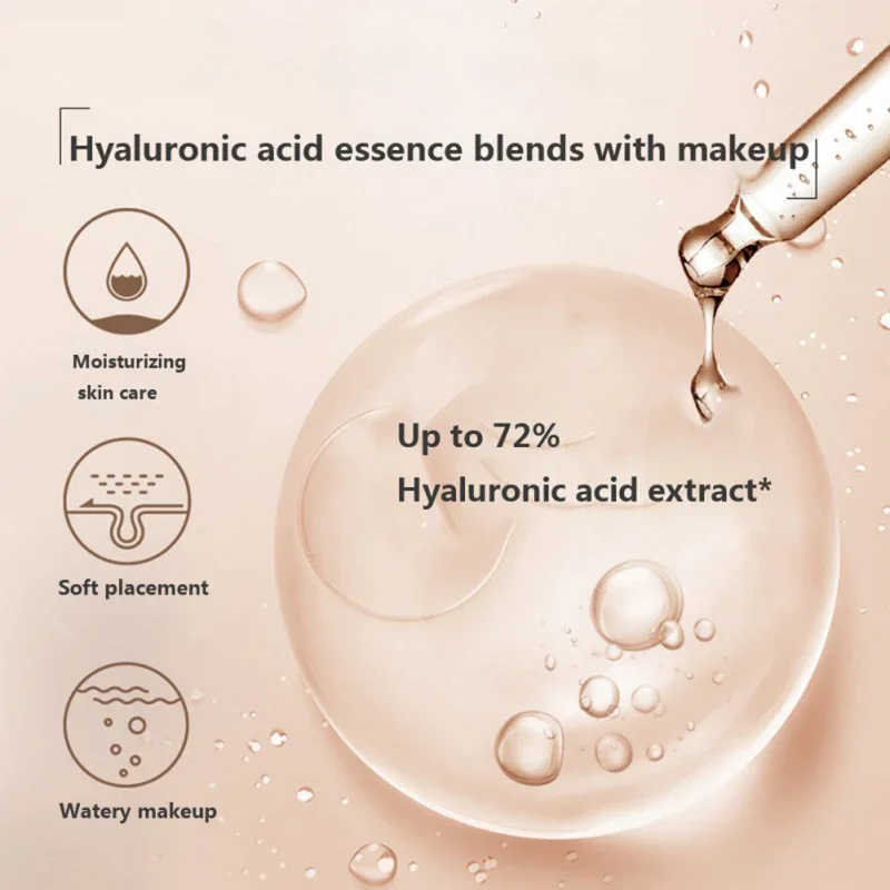 BB Cream Foundation Long-lasting Oil Control Waterproof Concealer Portable Whitening Powder 60ML