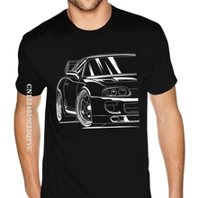 

Oversized Anime Tshirt Men Gothic Style Pure Cotton Race Car 2JZ JDM Shirt Worlds Nicest Boyfriend Shirt England Style
