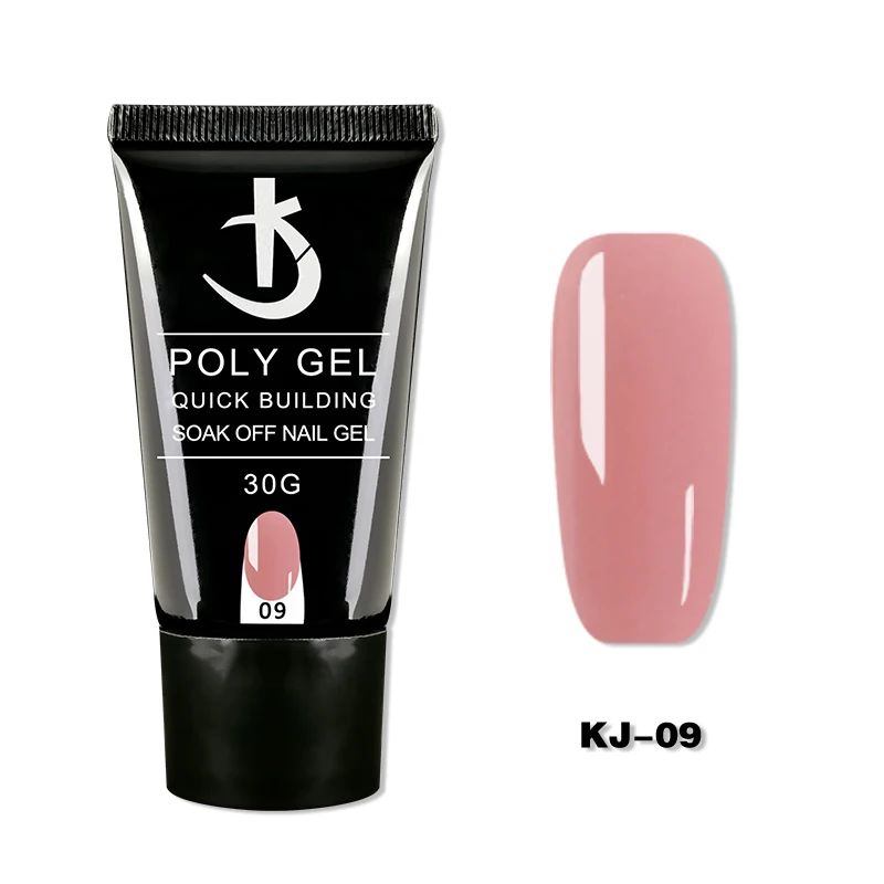 KODI JYJ Latest Poly Nail Gel 30ml Semi-permanent Gel for Extension Acrylic Gel Nail Polishes Manicure uv Builder Hybrid Gellac 6
