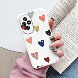Coque de protection en silicone mat douce avec cœur floral et imprimé léopard