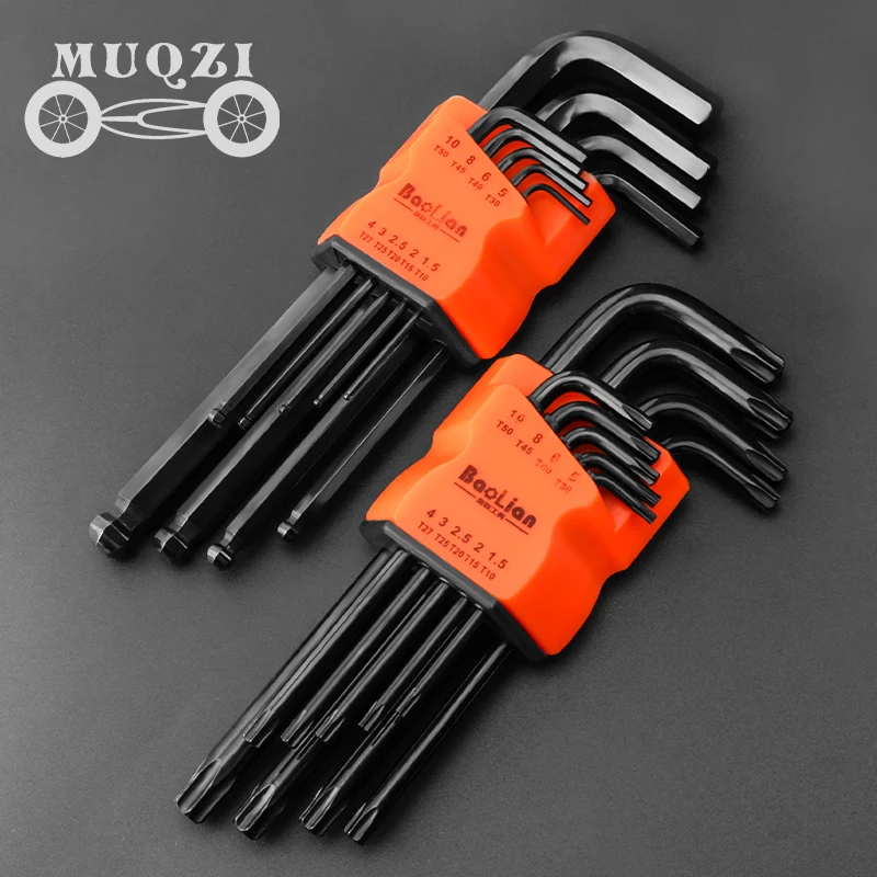 MUQZI Torx Wrench Set Hex Key Allen Wrench Set With Ball LKey MTB Road