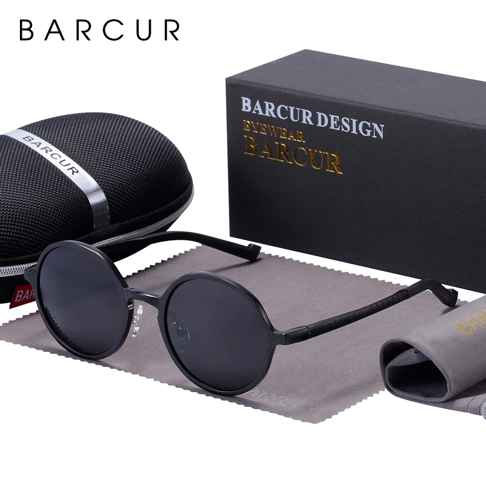 Round retro small frame sunglasses_voghion.com