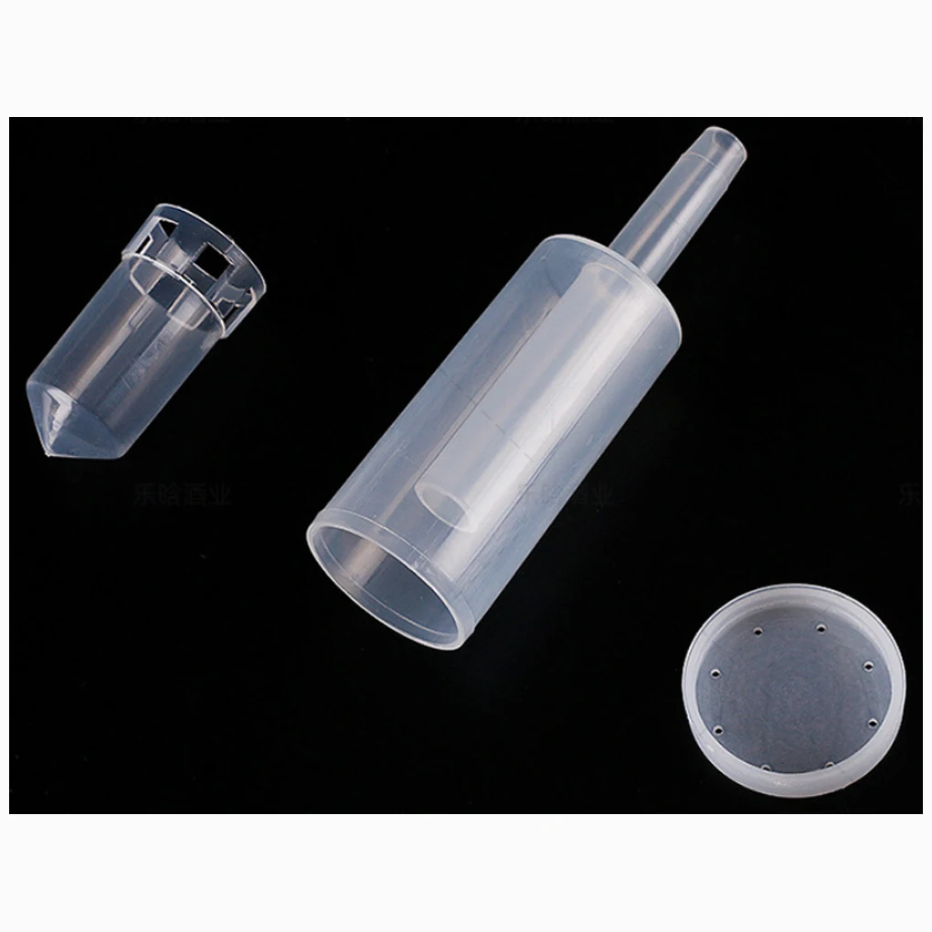 One-Way Air lock Brewing Water sealed Exhaust Airlock Home brewing tool 3-piece airlock with rubber cushion