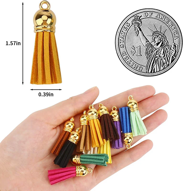 Bijou De Sac / Porte-clé Pompon Franges – Cuir Véritable – Patrullero – Neuf