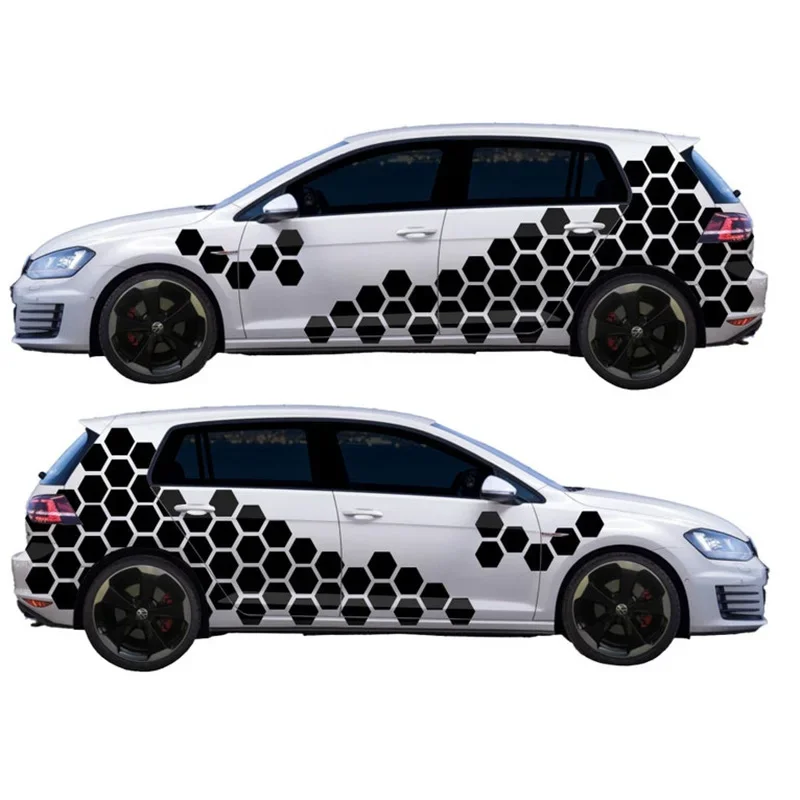 2Pcs Pegatinas De Plumas Para Coche Moda Impermeable Vinilo Calcomanía Decoración De Estilo De Coche Accesorios Auto Pegatina