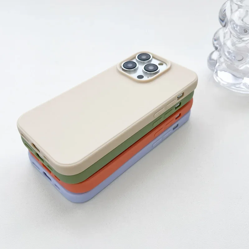 Dual-Tone Soft Matte Shockproof Silicone Case