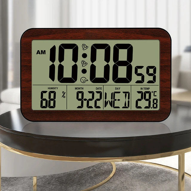 Großen Bildschirm Digitale Wand Uhr Elektronische Wecker