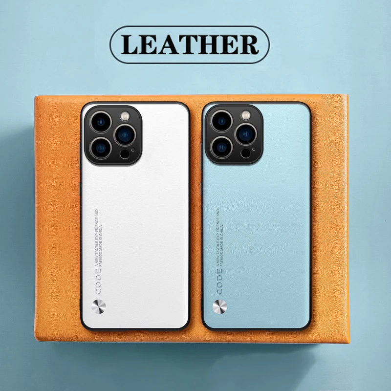 Premium PU Leather & Silicone Shockproof Protective Cover with Hard Bumper