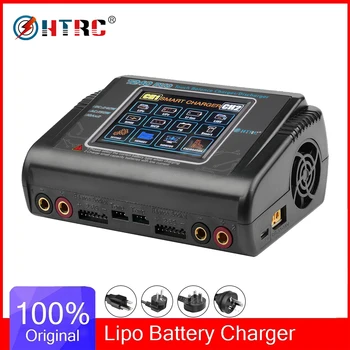 HTRC T240 Duo Lipo Battery Charger Touch Screen AC 150W DC 240W Dual Channel RC Charger for LiHV LiFe Lilon NiCd NiMH PB Battery 1