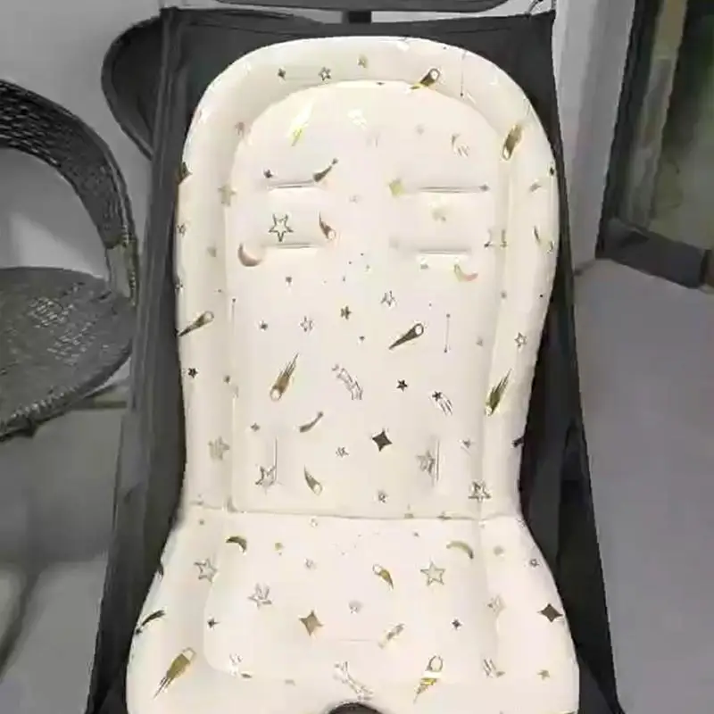  유모차 쿠션 패드 캐리지 쿠션 편안한  여행을위한 통기성 직물이있는 유니버설 피트 시트 라이너